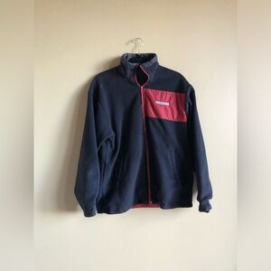 Alpinetek Men’s red and navy Reversible Windbreaker Jacket Size Small